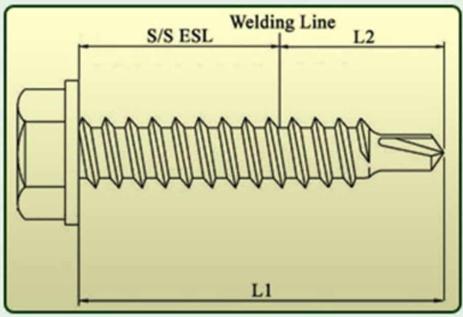 複合金屬鑽尾螺絲1號尾-2