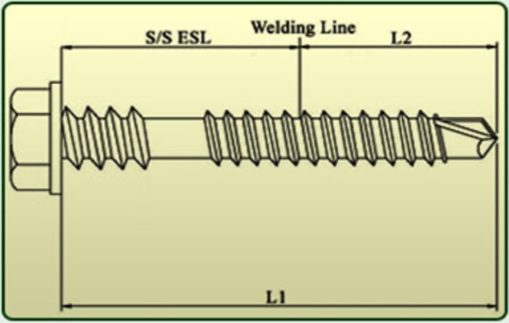 複合金屬鑽尾螺絲2號尾-3|複合式螺絲