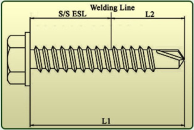 複合金屬鑽尾螺絲3號尾-1|複合式螺絲