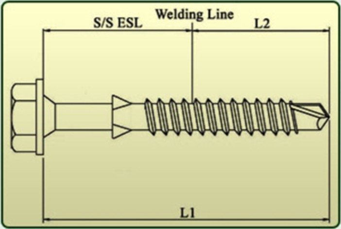 複合金屬鑽尾螺絲3號尾-3|複合式螺絲